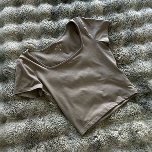 Light Mauve Hollister Crop Top